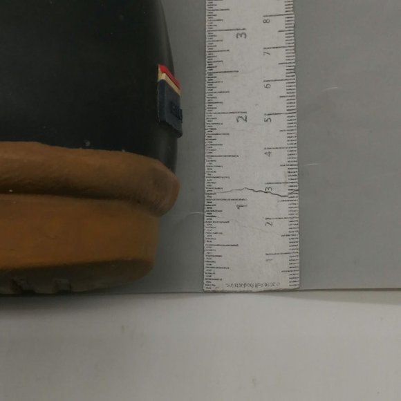 Tommy Hilfiger Mens Duck Boot Russel Tan Navy Leather Rubber Lace Up Round Toe 8 - Picture 6 of 10